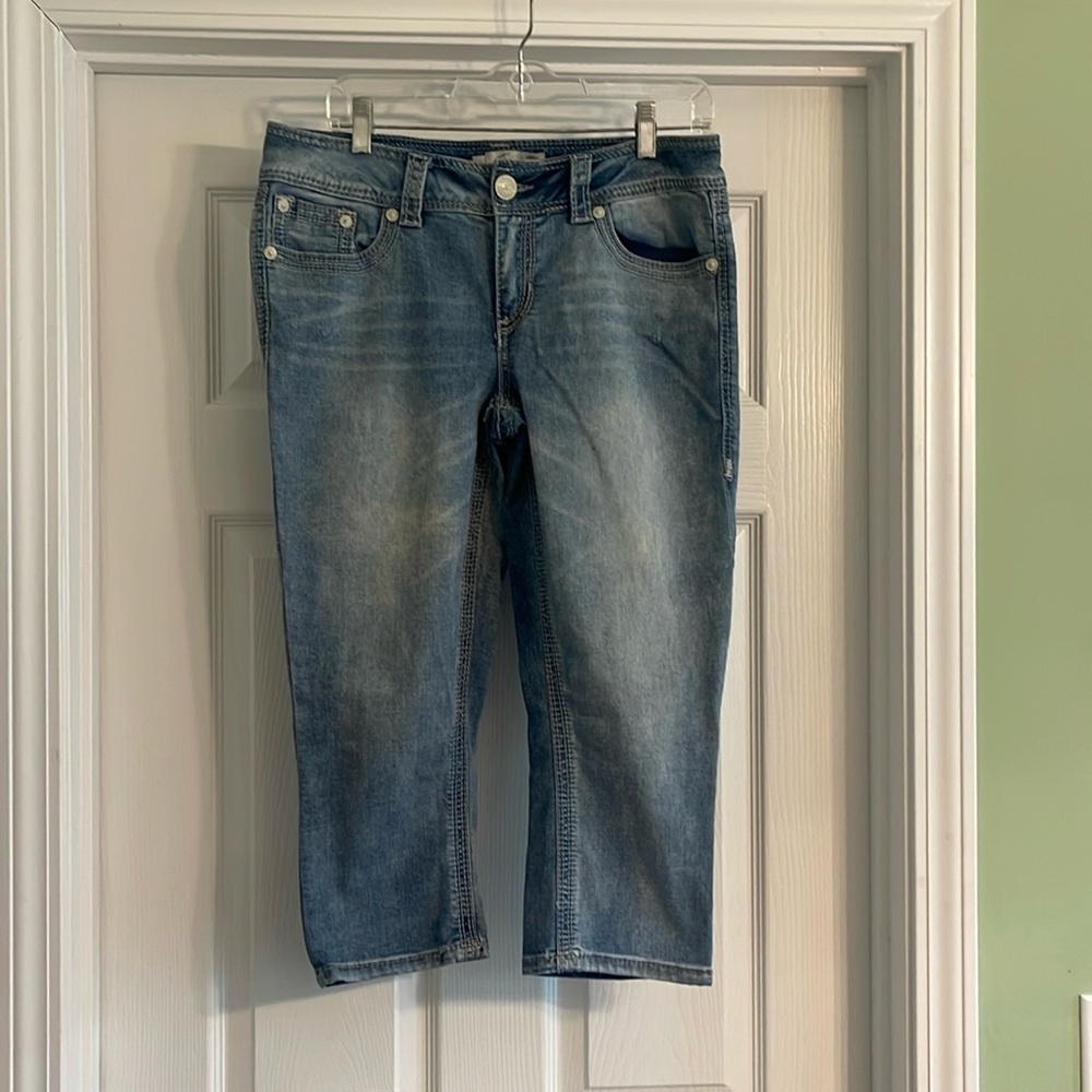 Seven7 Stretch Crop Denim Jeans -Sz 10
